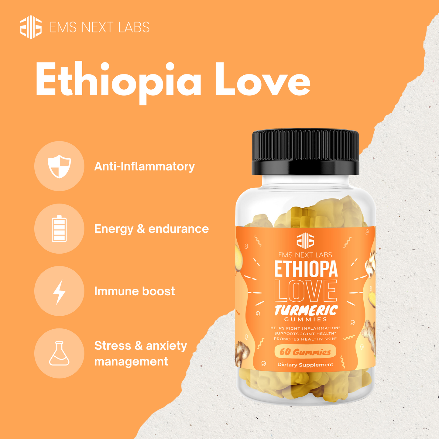 ETHIOPA LOVE – TURMERIC GUMMIES